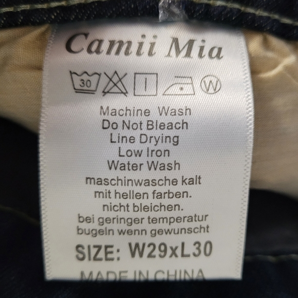 CAMII MIA | fleece lined skinny denim jeans - Picture 9 of 10